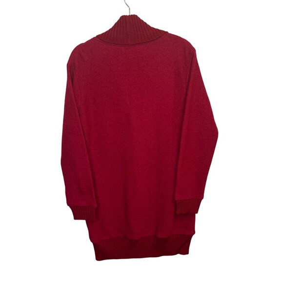 Vintage David Brooks Cardigan Sweater Women's 100% Wool Button Up Red Size Small - Picture 2 of 7